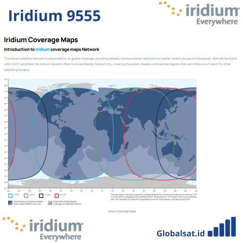 Iridium 9555 (Telepon Satelit) Alat Komunikasi Satelit Jarak Jauh - Gambar 5