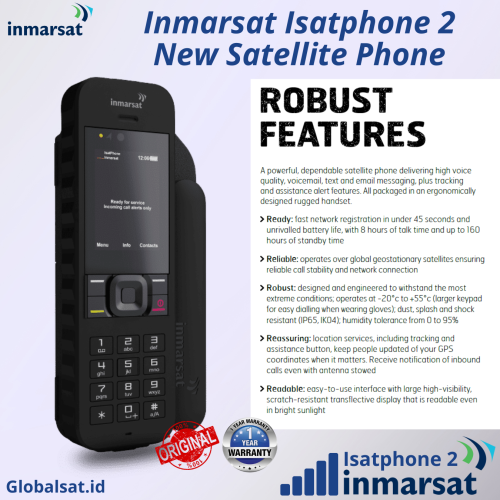 Telepon Satelit Inmarsat Isatphone 2