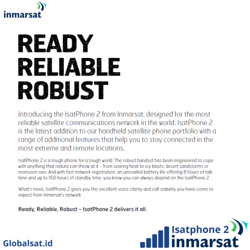 Inmarsat Isatphone 2 (Telepon Satelit) Alat Komunikasi Satelit Jarak Jauh - Gambar 5