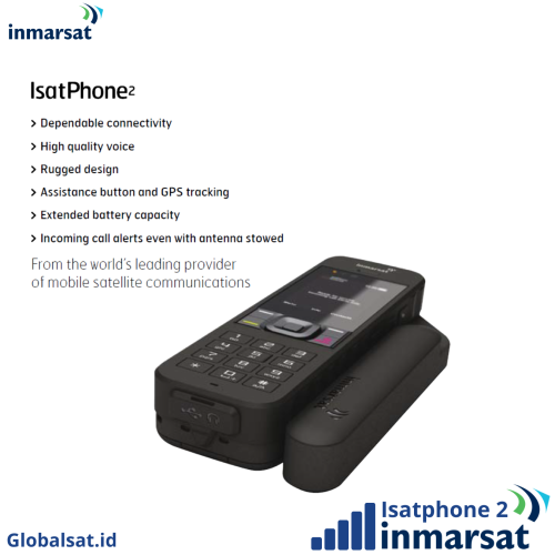 Inmarsat Isatphone 2 (Telepon Satelit) Alat Komunikasi Satelit Jarak Jauh - Gambar 7