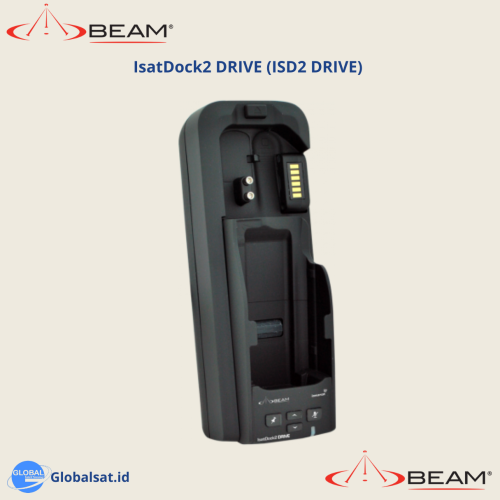 Beam Isatdock2 Drive (ISD2 Drive) External Antenna Inmarsat Isatppphone 2 for Vehicle (Antena Isatphone2 untuk Kendaraan) - Gambar 3