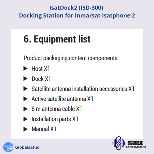 Sande Marine ISD-300 Docking Station for Inmarsat Isatphone 2 (MarineDock ISD-300) - Gambar 4
