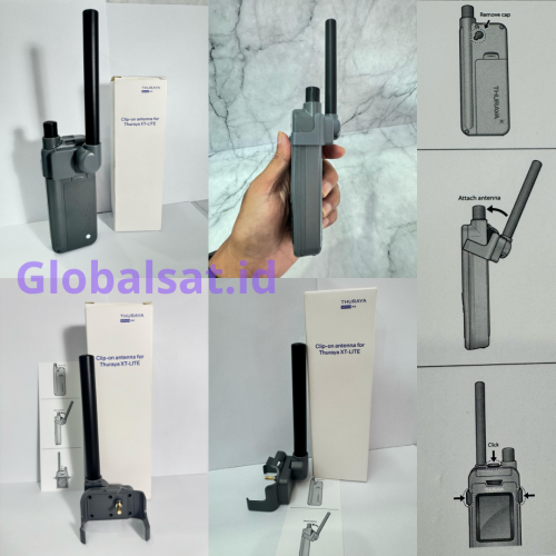Thuraya Clip On Antenna (RHCP) Righ-Hand Circular Polarization [Antena Clip untuk Thuraya XT, XT Lite, XT Pro] - Gambar 2