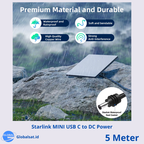 Starlink MINI USB Cable Type-C to DC Power (5 Meter) - Gambar 8