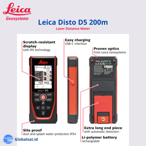 Leica Laser Disto D5 200m - Gambar 3