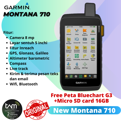 Garmin montana 710 sea Indonesia